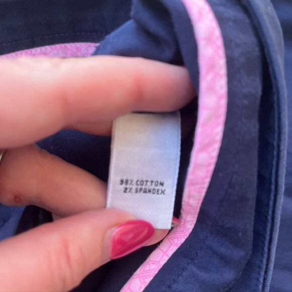 Lilly Pulitzer Palm Beach Fit Pants size 6 Navy Blue - Picture 7 of 8